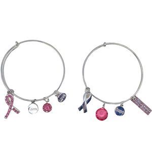 Breast Cancer Awareness Charm Bracelets